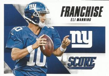 Eli Manning New York Giants 2015 Panini Score NFL Franchise #17